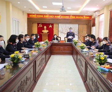 Viện KSND huyện Đông Anh tổ chức Hội nghị cán bộ, công chức năm 2022